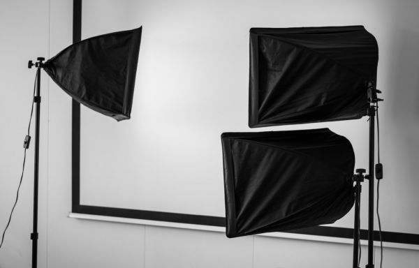 Set fotografico professionale per servizi aziendali